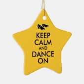 Dansschoenen  kalm houden en dans aan keramisch ornament (Rechts)