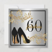 Dansschoenen - Uitnodiging voor 60e verjaardag (Voorkant)