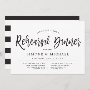 Dansscript zwart Witte repetitie Kaart