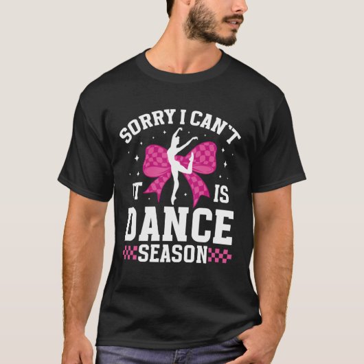 Dansseizoen Dans Comp Dag Danser Competitiedag T-shirt (Voorkant)