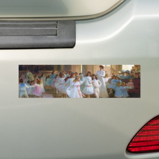 Dansshow (Balletklas voor Jonge Dansers) Bumpersticker (Op auto)