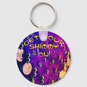 Danssjaal met sleutelhanger van munten