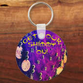 Danssjaal met sleutelhanger van munten (Voorkant)