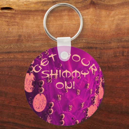 Danssjaal met sleutelhanger van munten (Voorkant)