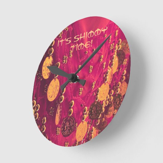 Danssjasje met munten ronde klok (Hoek)