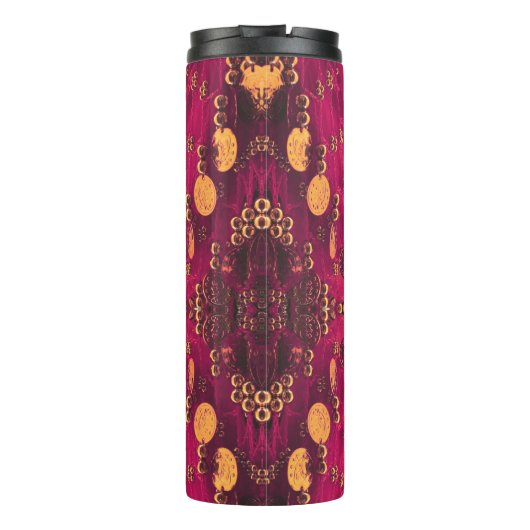 Danssjasje met munten thermosbeker (Achterkant)