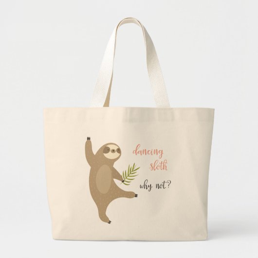 Danssleuf | Waarom niet? Grote Tote Bag (Voorkant)