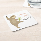 Danssleuf | Waarom niet? Kartonnen Onderzetters (Schuin)