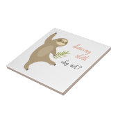 Danssleuf | Waarom niet? Tegeltje (Zijkant)