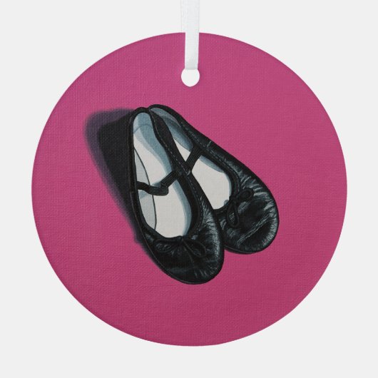 dansslippers glas ornament (Achterkant)