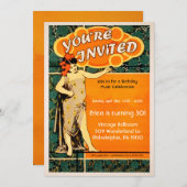  dansstijl feestuitnodiging kaart (Voorkant / Achterkant)