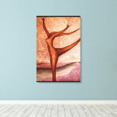 Dansstructuur Canvas Afdruk (Insitu (Houten vloer))