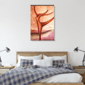 Dansstructuur Canvas Afdruk (Insitu (Slaapkamer))