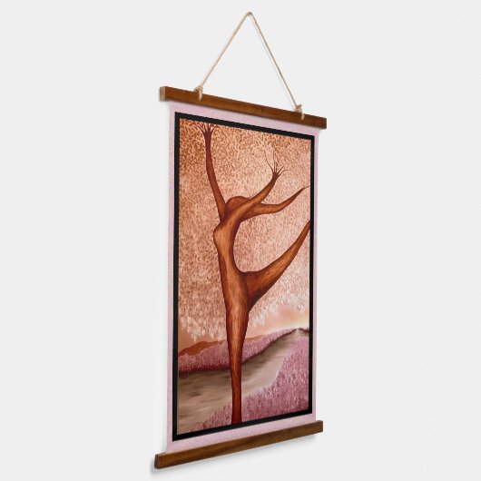 Dansstructuur Hangend Wandkleed (Gebogen)