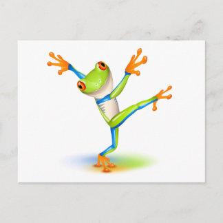 Dansstructuur Kikker Briefkaart