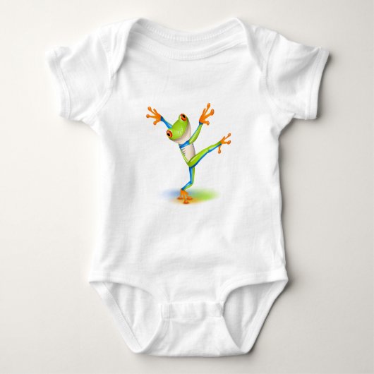 Dansstructuur Kikker Romper (Voorkant)