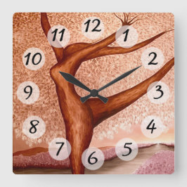 Dansstructuur Vierkante Klok