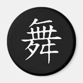 Danssymbool Magneet (Voorkant)