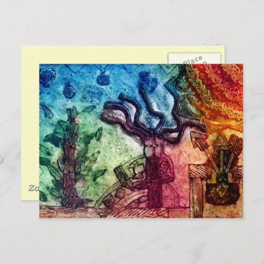 Danstribaal Man Briefkaart (Voorkant / Achterkant)