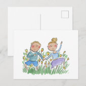 danstulpen briefkaart (Voorkant / Achterkant)