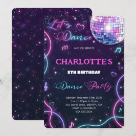 Dansuitnodiging Kaart