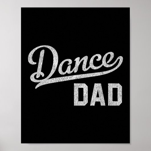 Dansvader trots danser vader poster (Voorkant)