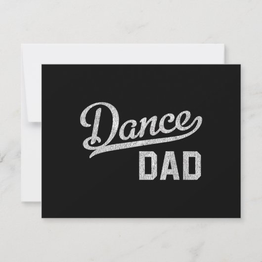 Dansvader trotse danser vader save the date (Voorkant)