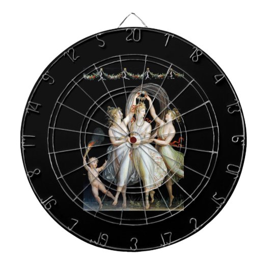 Dansvrouwen Dartbord (Voorkant)