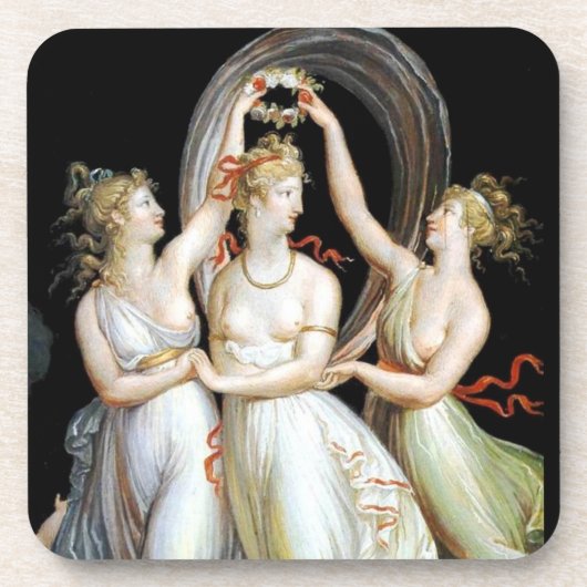 Dansvrouwen Onderzetter (Voorkant)