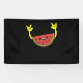 Danswatermeloen - Watermeloen zomer Spandoek (Horizontaal)