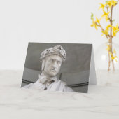 Dante Alighieri Blank Note Kaart (Gele Bloem)