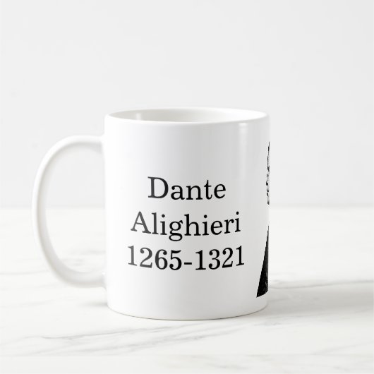Dante Alighieri citaat Verse Koffiemok (Links)