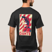 Dante Alighieri Famous Italian Poet And Writer T-shirt (Achterkant)