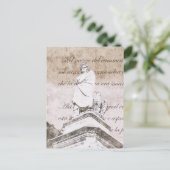 Dante Alighieri - met Divine Comedy verses Briefkaart (Staand voorkant)