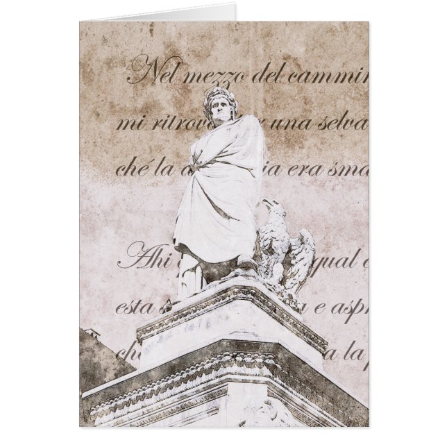 Dante Alighieri met verzen van Inferno, Divine C (Voorkant)