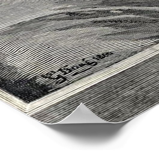 Dante Alighieri Portrait Etching Poster (Hoek)