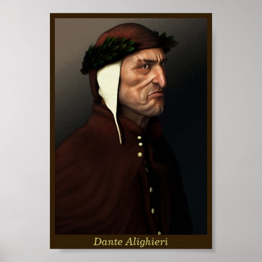 Dante Alighieri Poster (Voorkant)