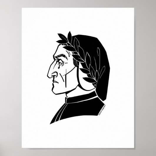 Dante Alighieri Poster (Voorkant)