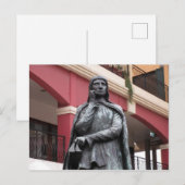 Dante Alighieri-standbeeld in Leichhardt-ansichtka Briefkaart (Voorkant / Achterkant)