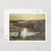 Dante and Beatrice, uit 'L'Estampe Moderne', publ Briefkaart (Voorkant / Achterkant)