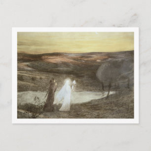 Dante and Beatrice, uit 'L'Estampe Moderne', publ Briefkaart