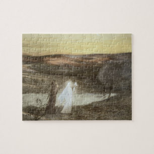 Dante and Beatrice, uit 'L'Estampe Moderne', publ Legpuzzel