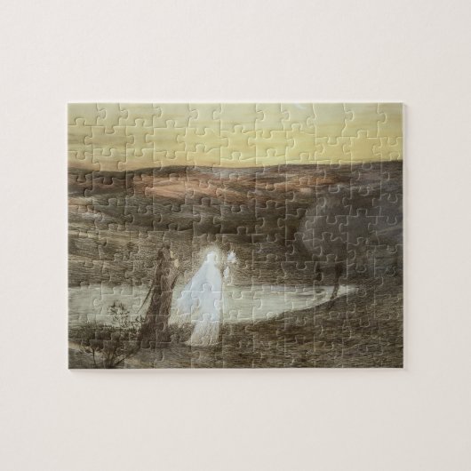 Dante and Beatrice, uit 'L'Estampe Moderne', publ Legpuzzel (Horizontaal)