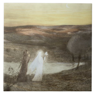 Dante and Beatrice, uit 'L'Estampe Moderne', publ Tegeltje