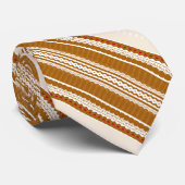 DANTE – Caramel & Ivory Signature Tie Stropdas (Opgerold)