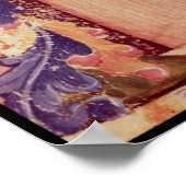 Dante die 'The Divine Comedy' schrijft Poster (Hoek)