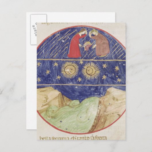 Dante en Beatrice Briefkaart (Voorkant / Achterkant)