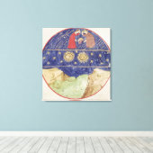 Dante en Beatrice Canvas Afdruk (Insitu (Houten vloer))