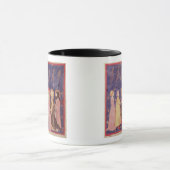 Dante en Beatrice met de Zagen van het Paradijs Mok (Midden)