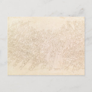Dante en Beatrice, van Dante's 'Divine' Briefkaart